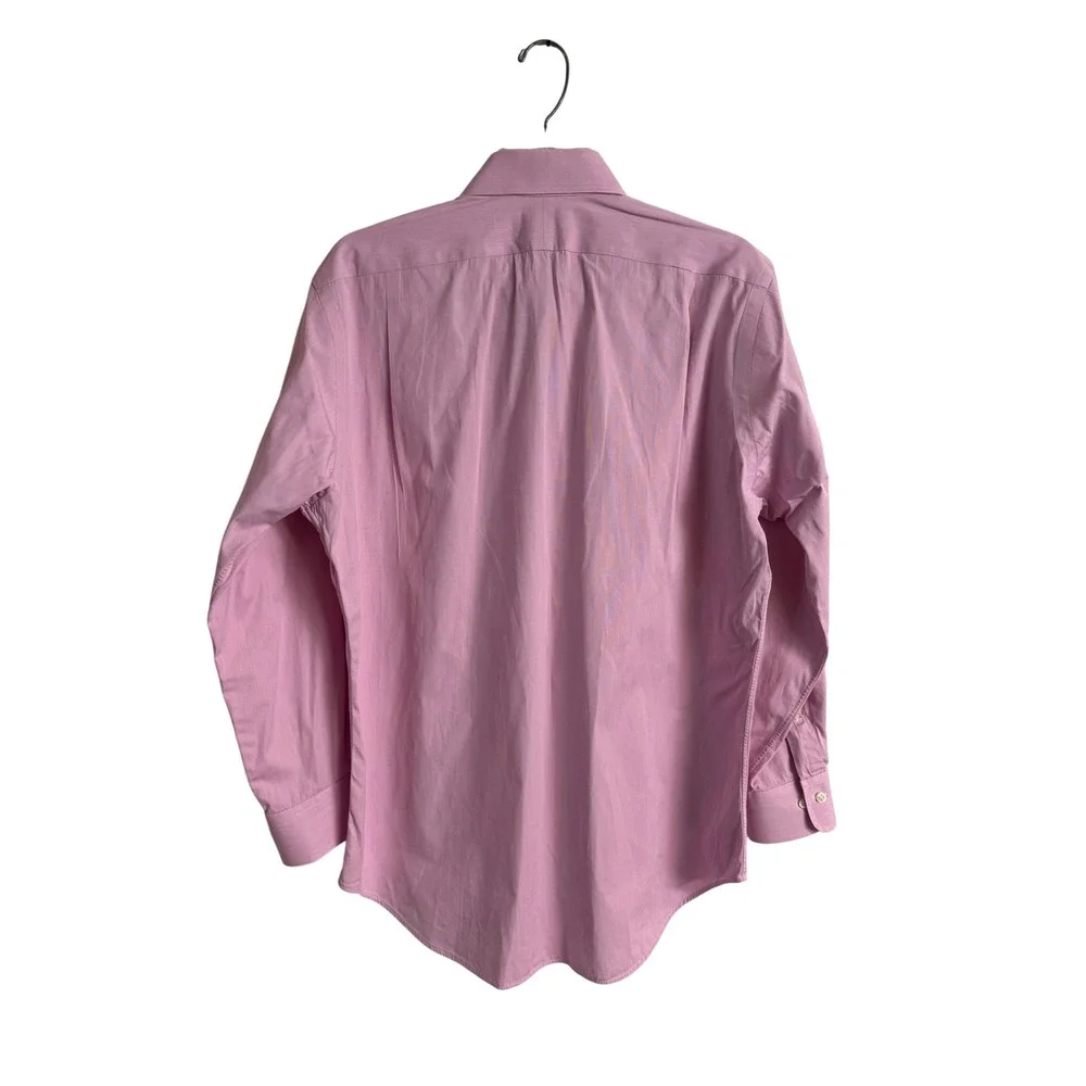 Polo‎ Ralph Lauren Regent Classic Fit Pink Cotton Dress Shirt Mens 16 32/33 Long